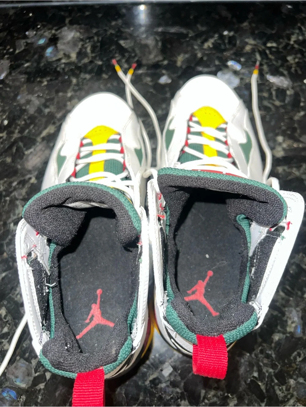 Air Jordan True Flight 'White Fir Amarillo